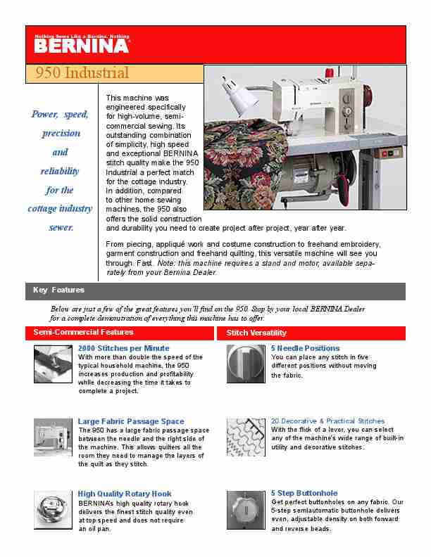 Bernina Sewing Machine 950 Industrial-page_pdf